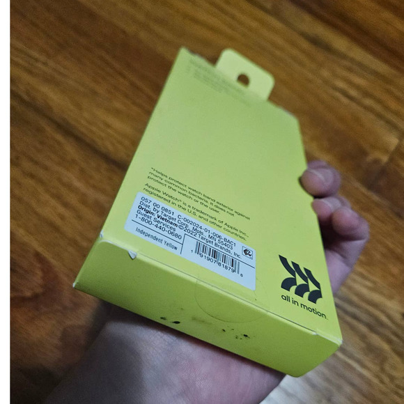 All In Motion Watch Silicone Starless Band Apple 42/44/45mm Independent Yellow - Picture 5 of 5